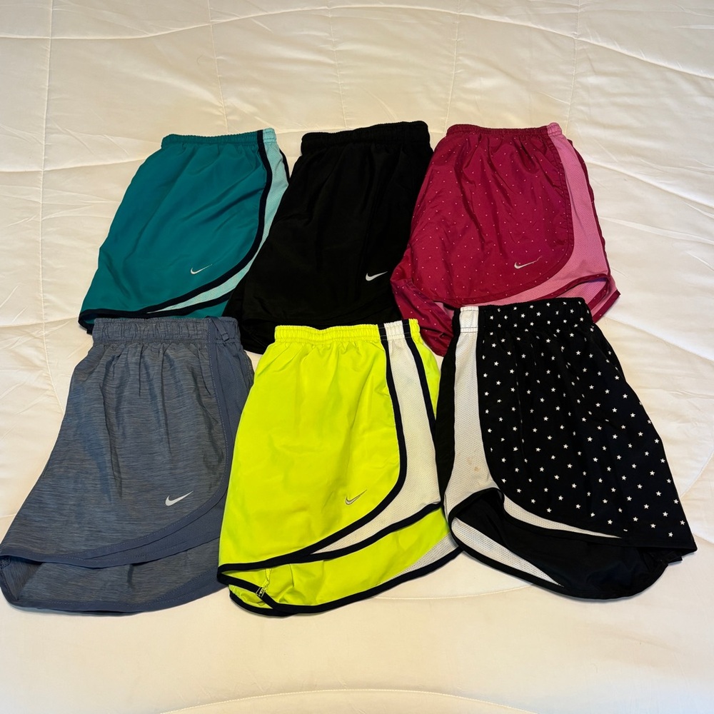 Nike Women’s Running Shorts - Bundle of 6